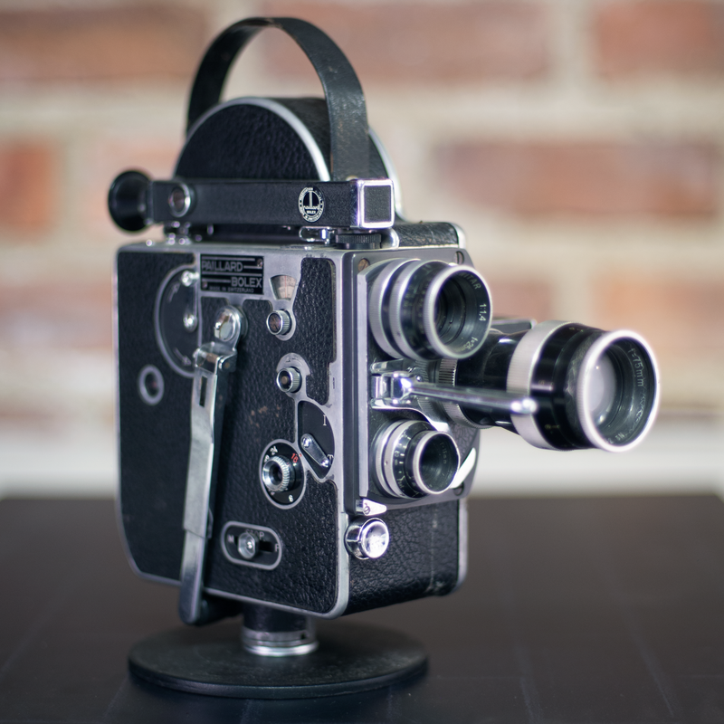 Bolex Paillardフィルム シネマ カメラBOLEX 16mm H16 Bolex H16 Camera with Three Lenses | Blue Moon Camera